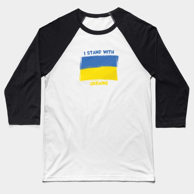 I stand with ukraine Baseball T-Shirt by aspanguji